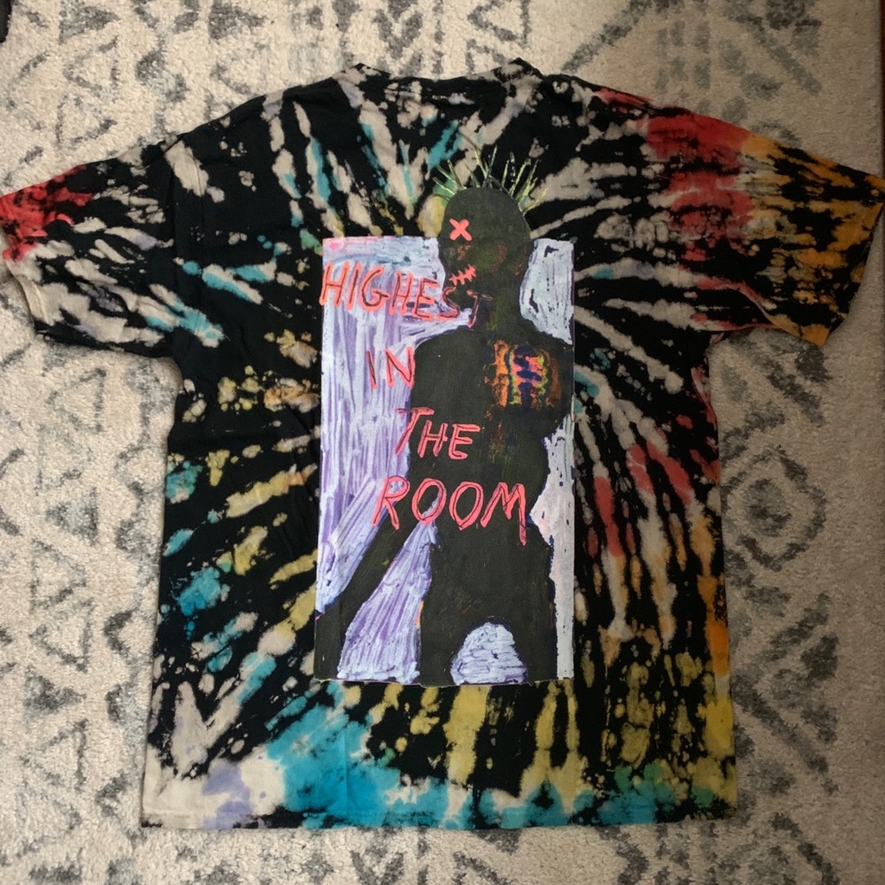 Travis Scott Highest In The Room Tie Dye Tee - XL
